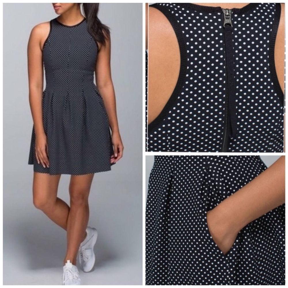 RARE Lululemon Here To There Dress - Biggy Dot